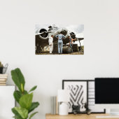 Amelia Earhart Lockheed Model 10 Electra 1937 Poster (Heimbüro)