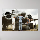 Amelia Earhart Lockheed Model 10 Electra 1937 Poster (Vorne)