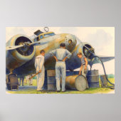 Amelia Earhart Lockheed Model 10 Electra 1937 Poster (Vorne)