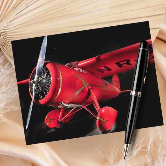 Amelia Earhart Lockheed Vega 5B Photo Aviation Postkarte