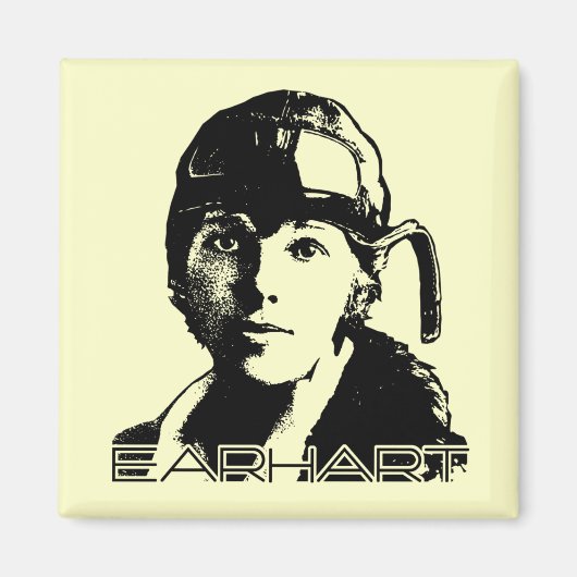 Amelia Earhart Magnet (Vorne)