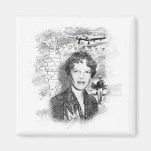 Amelia Earhart Magnet (Vorne)