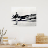 Amelia Earhart Poster (Küche)
