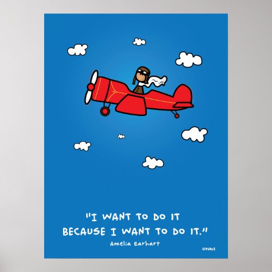 Amelia Earhart Poster (Vorne)