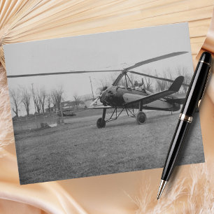 Amelia Earhart Schwarz-Weiß-Foto Luftfahrt Vintage Postkarte