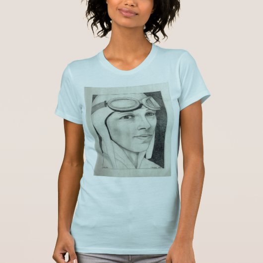 Amelia Earhart T-Shirt (Vorderseite)