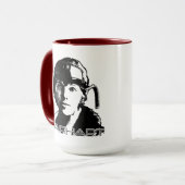 Amelia Earhart Tasse (Vorderseite Links)