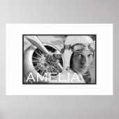 Amelia Earhart und ihr Electra Propeller Poster (Vorne)