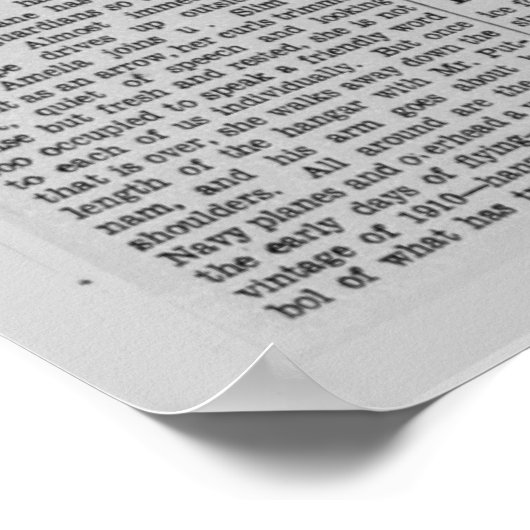 Amelia Earhart vor dem Weltflug 1937 Poster (Ecke)