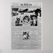 Amelia Earhart vor dem Weltflug 1937 Poster (Vorne)