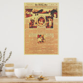 Amelia Earhart vor dem Weltflug 1937 Poster (Küche)