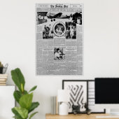 Amelia Earhart vor dem Weltflug 1937 Poster (Heimbüro)