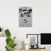 Amelia Earhart vor dem Weltflug 1937 Poster (Heimbüro)