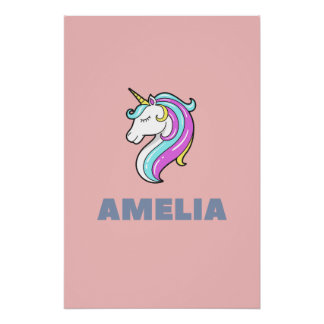 Amelia Einhorn Poster