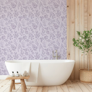 AMELIA Floral Botanische Blume Lavendel Lila Tapete