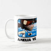 Amelia gegen Schirm-Tasse Kaffeetasse (Links)