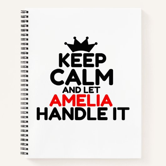 AMELIA HANDLE IT NOTIZBLOCK (Vorderseite)