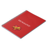 Amelia Herz Rot Notizblock (Linke Seite)