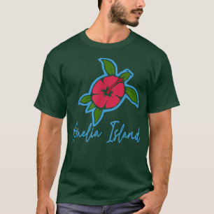 Amelia Island 2022 Sea Turtle Tropical Blume Vac T-Shirt