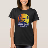 Amelia Island 2023 Florida Sunset Beach Retro Prem T-Shirt (Vorderseite)