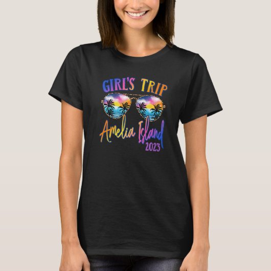 Amelia Island 2023 Girls Trip Sunglasses Summer Gi T-Shirt (Vorderseite)
