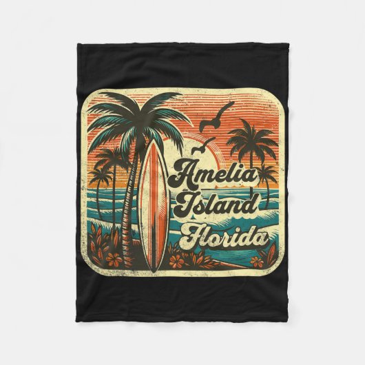 Amelia Island _2 Fleecedecke (Vorderseite)