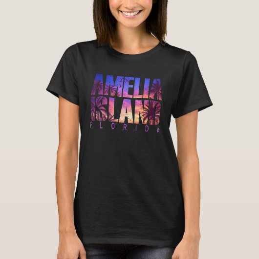 Amelia Island Beach Summer Vacation Matching Famil T-Shirt (Vorderseite)