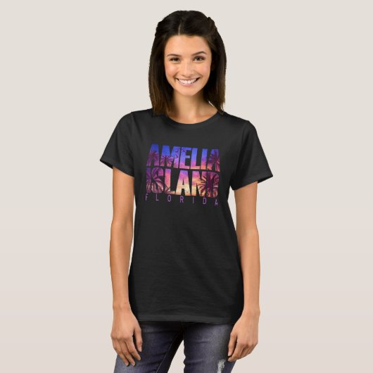 Amelia Island Beach Summer Vacation Matching Famil T-Shirt (Vorne ganz)