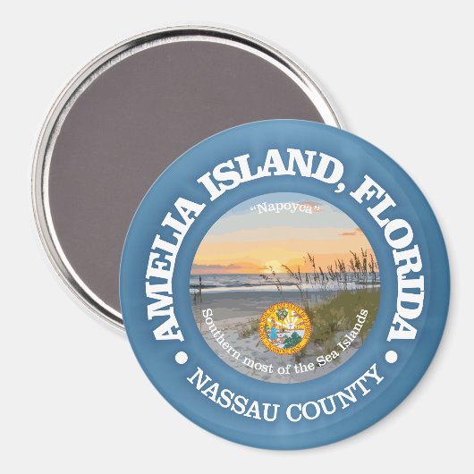Amelia Island (C) Magnet (Vorderseite/Rückseite)