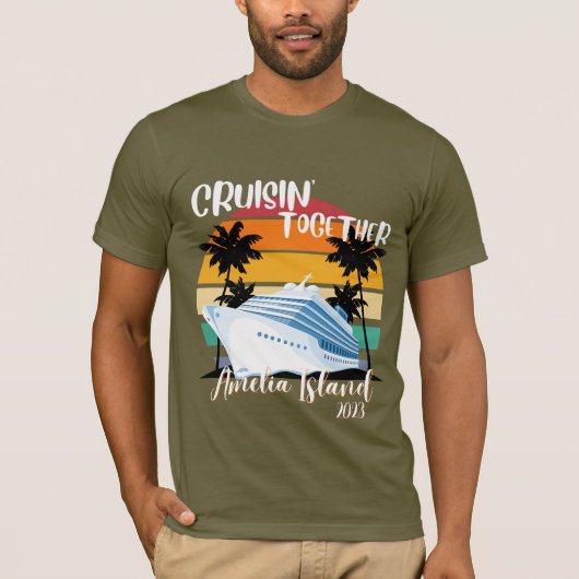 Amelia Island Cruise 2025 Family Group Travel T-Shirt (Vorderseite)