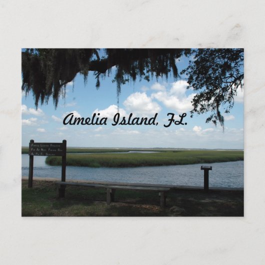 Amelia Island, FL, Postkarte (Vorderseite)
