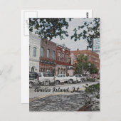 Amelia Island, FL. Postkarte (Vorne/Hinten)