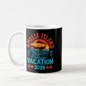 Amelia Island Florida 2026 Vacation Beach Summer V Kaffeetasse (Links)