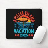 Amelia Island Florida 2026 Vacation Beach Summer V Mousepad (Mit Mouse)