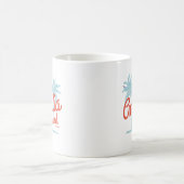 Amelia Island Florida Beach Coral Surf Souvenir Kaffeetasse (Mittel)
