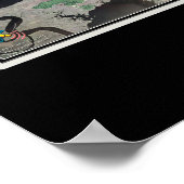 Amelia Island Florida From Space Satellite Map Poster (Ecke)