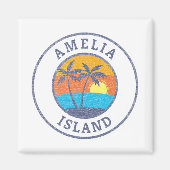 Amelia Island, Florida im klassischen Stil Magnet (Vorne)
