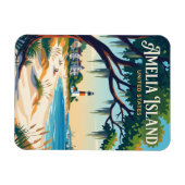 Amelia Island Florida Magnet (Horizontal)