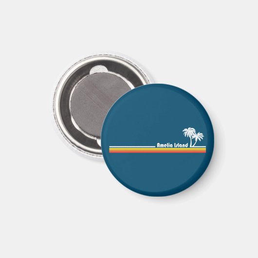 Amelia Island Florida Magnet (Vorderseite/Rückseite)