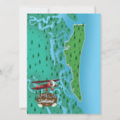 Amelia Island Florida Reiseplan. (Vorderseite)