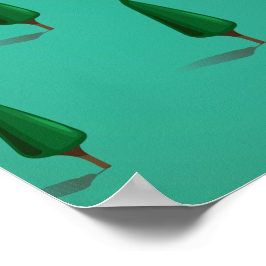 Amelia Island Florida Reiseplan. Poster (Ecke)