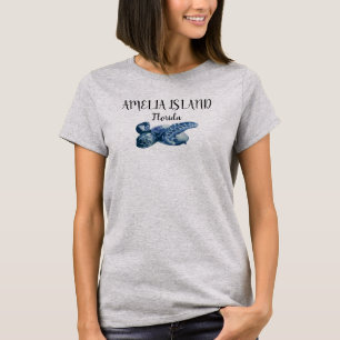 Amelia Island Florida Sea Turtle T - Shirt