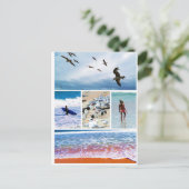 Amelia Island Florida Seascape Postcard Foto Postkarte (Stehend Vorderseite)