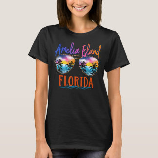 Amelia Island Florida Sonnenbrillen Familienmatchi T-Shirt