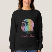 Amelia Island Florida Vacation Family Beach Group Sweatshirt (Vorderseite)