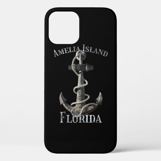 Amelia Island Florida Vacation Nautical Anchor Sai Case-Mate iPhone Hülle (Rückseite)