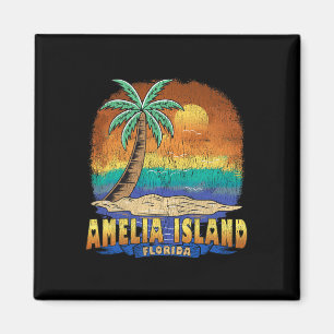 Amelia Island Florida Vintag Ausgefallenes Souveni Magnet