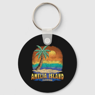 Amelia Island Florida Vintag Ausgefallenes Souveni Schlüsselanhänger