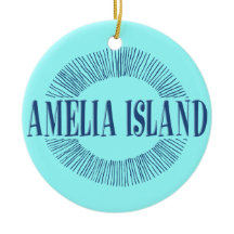Amelia Island im Blau mit Sonneentwurf