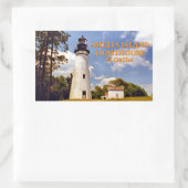 Amelia Island Leuchtturm, Florida Stickers (Tasche)